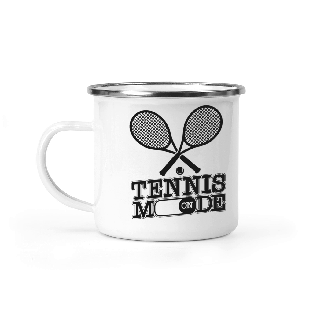 Funny Tennis Player Racket Tennis Camping Mug