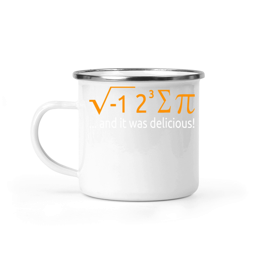 I Ate Some Pie And It Was Delicious 8 Pi Day 2BK7 Camping Mug
