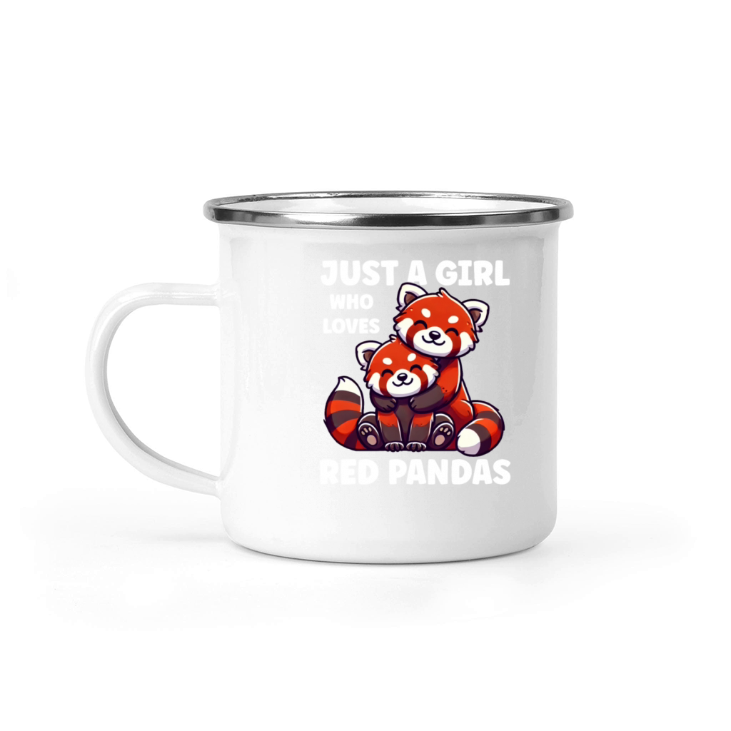 Just a Girl who Loves Red Pandas Women Red Panda Camping Mug