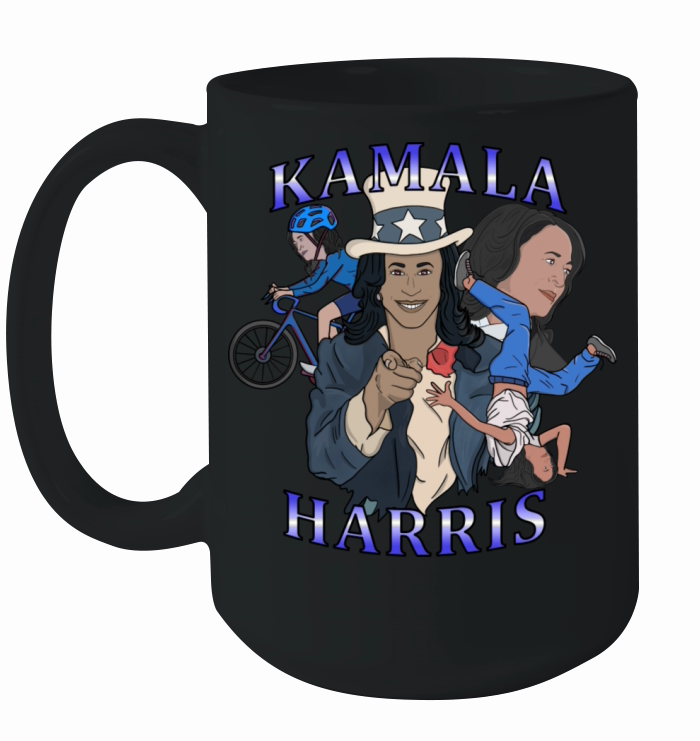 Kamala Harris Bootleg Rap Style Election Ceramic Mug