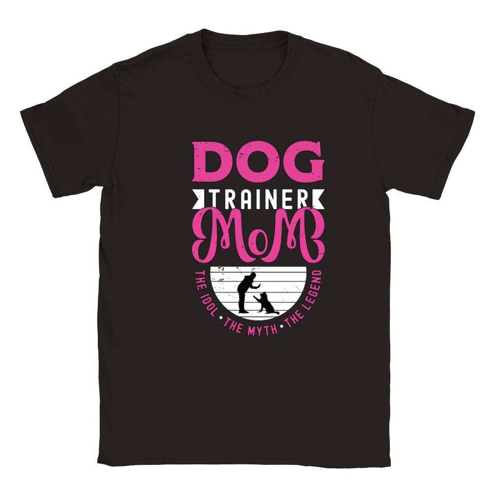 Dog Trainer Mom The Idol The Myth The Animal Lover Classic Kids Crewneck T-shirt
