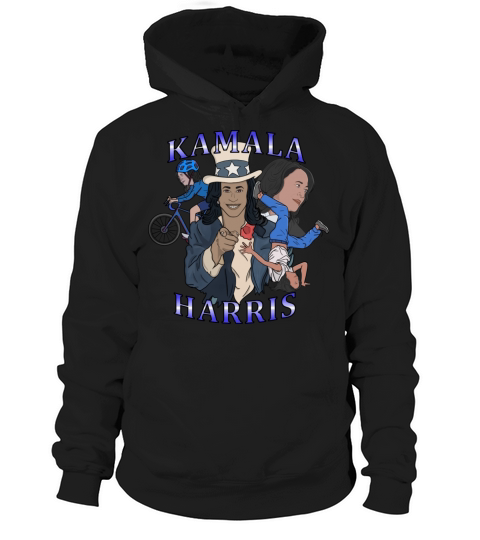 Kamala Harris Bootleg Rap Style Election Hoodie Unisex