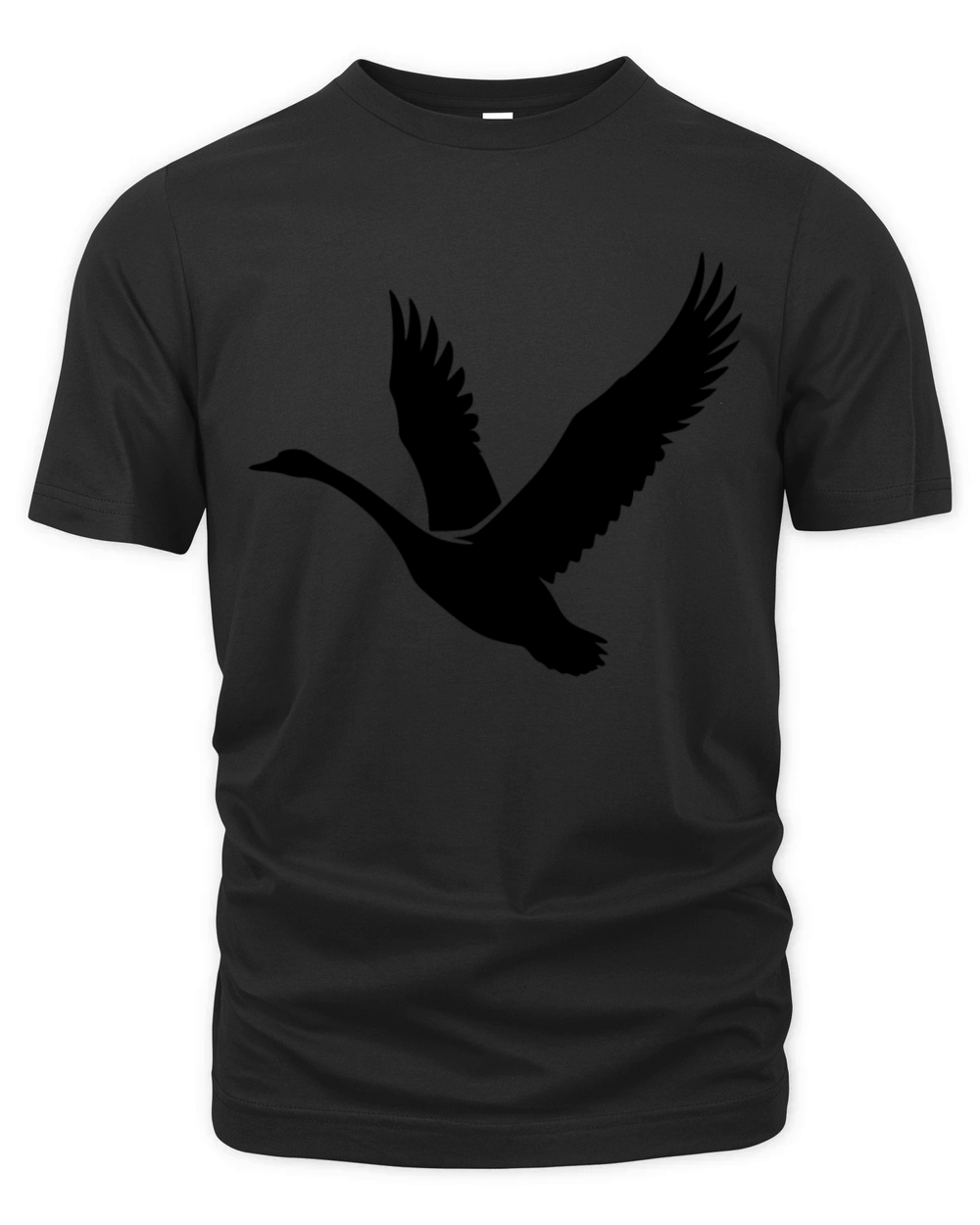 Swan Wild Birds Tattoo Style Organic Unisex T-shirt