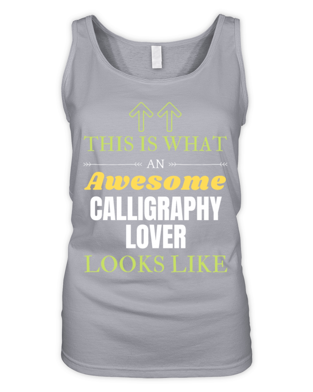 Calligraphy Organic Women's Tank Top