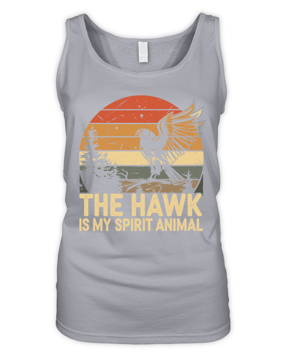 The Hawk Is My Spirit Animal Organic Women's Tank Top