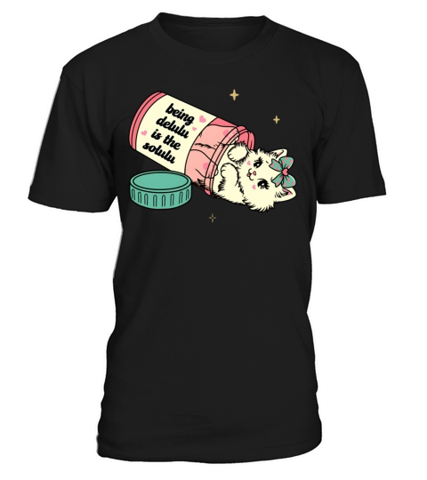 being delulu is the solulu kitty cat T-Shirt Unisex