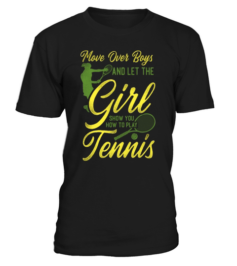 Funny Tennis Player Racket Girl T-Shirt Unisex