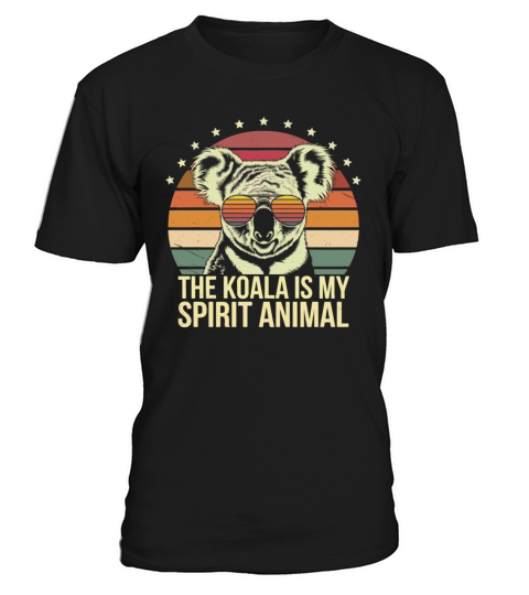 The Koala Is My Spirit Animal Retro Style T-Shirt Unisex