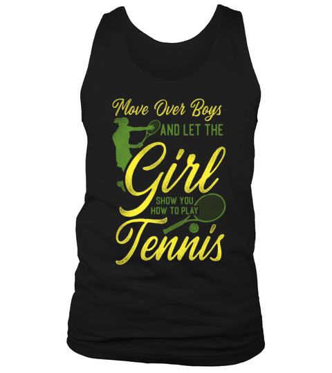 Funny Tennis Player Racket Girl Tank Top Unisex