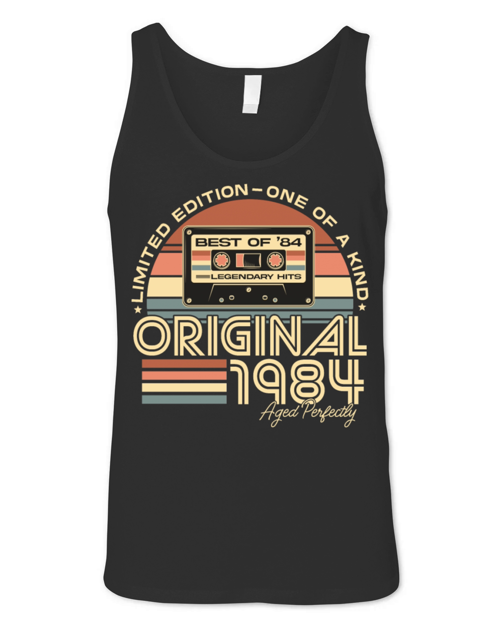 Vintage 1984 Retro 40th Birthday Unisex Jersey Tank