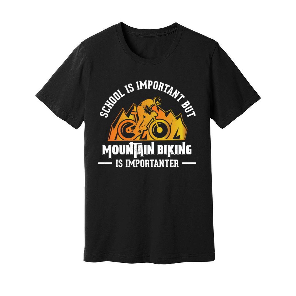 Mountain Bike MTB Vintage Slogan Funny Unisex Jersey Tee