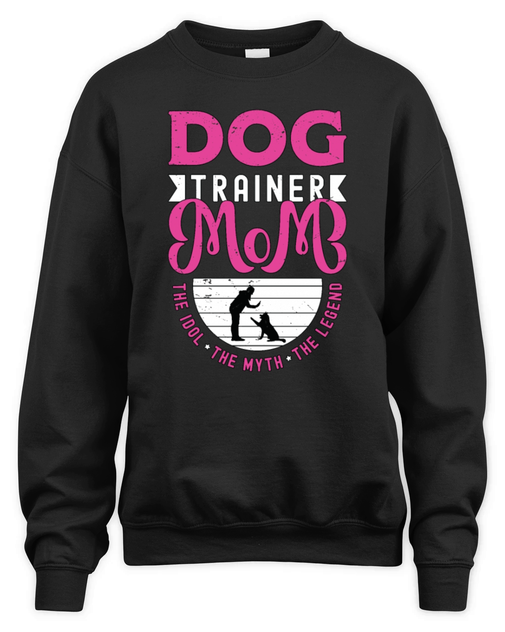 Dog Trainer Mom The Idol The Myth The Animal Lover Unisex Premium Crewneck Sweatshirt