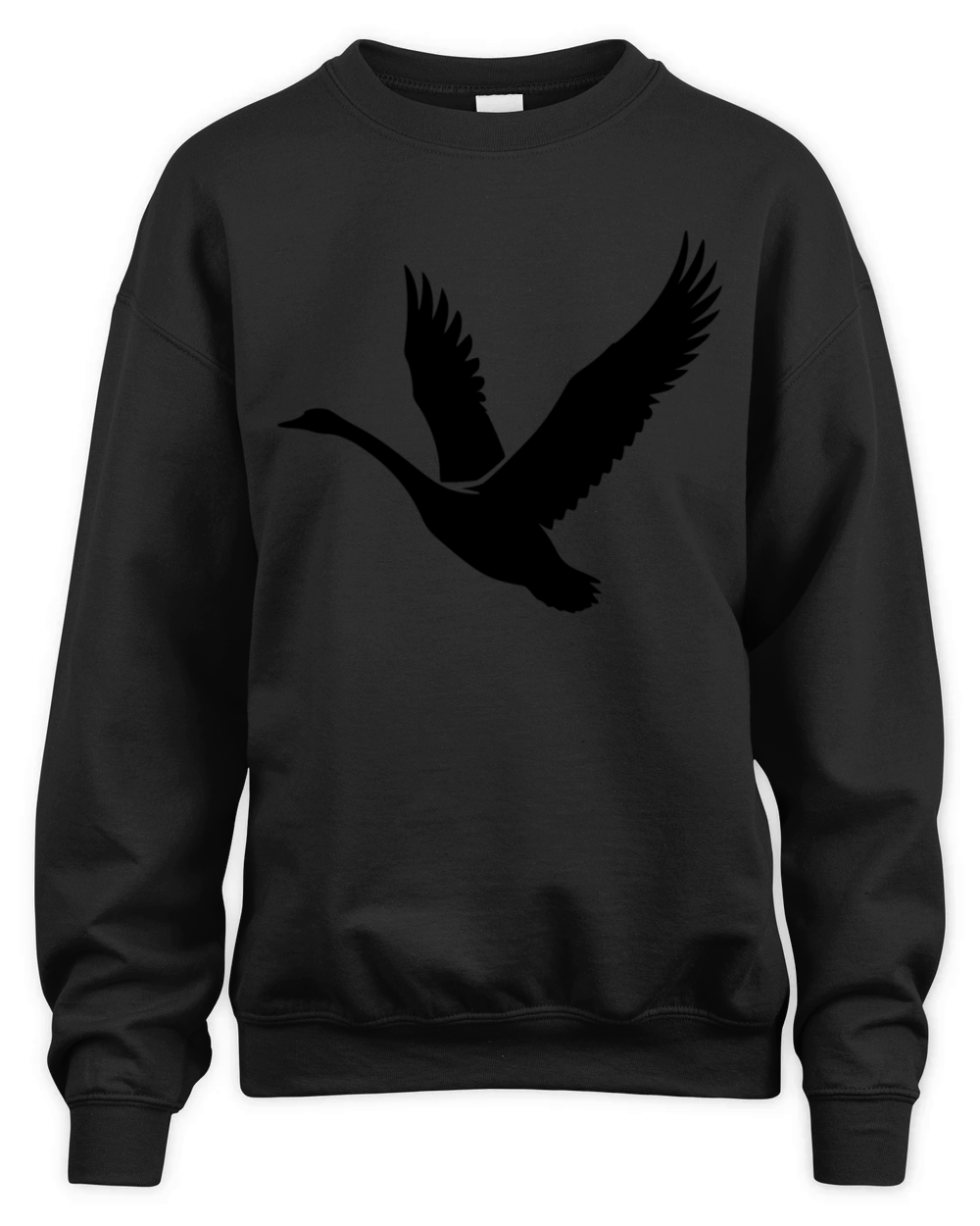 Swan Wild Birds Tattoo Style Unisex Premium Crewneck Sweatshirt