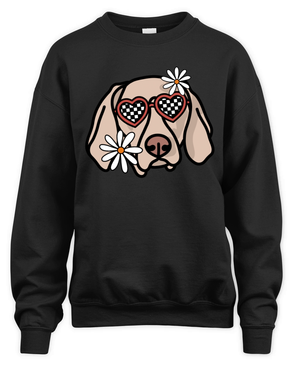 Weimaraner Retro Dog Unisex Premium Crewneck Sweatshirt