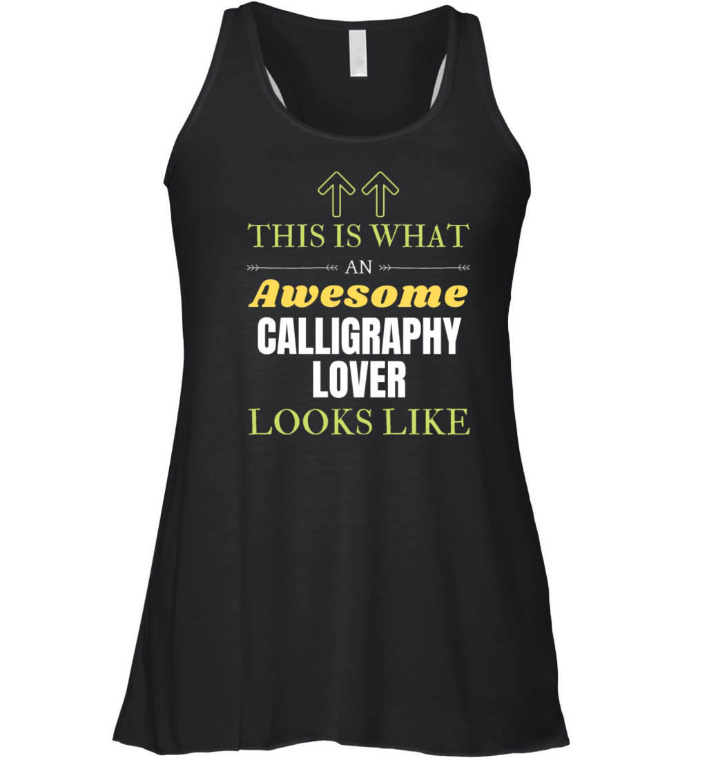 Calligraphy Women's Flowy Tank Top