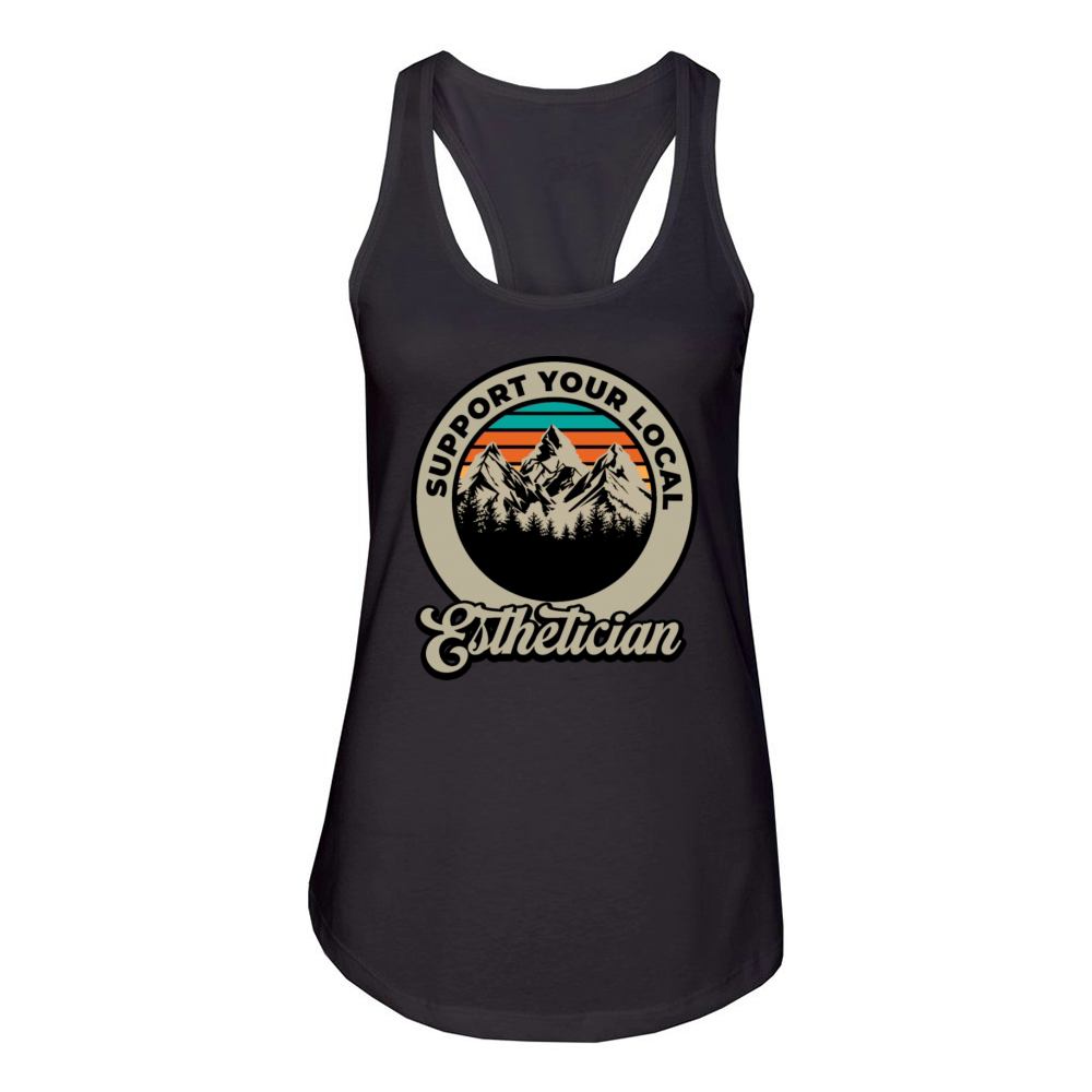 Esthetician Women's Racerback Tank
