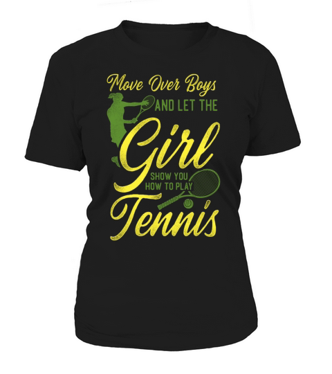 Funny Tennis Player Racket Girl Women's T-Shirt