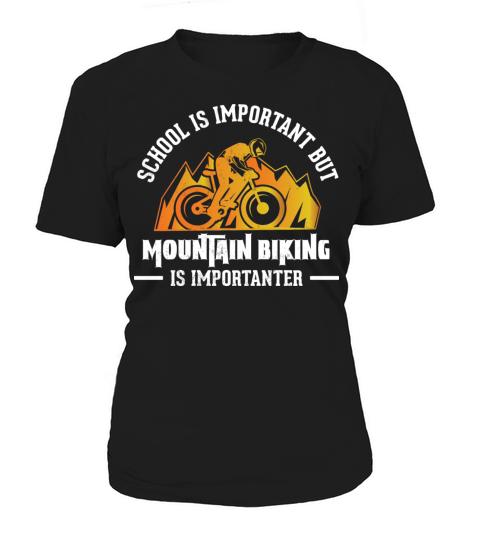 Mountain Bike MTB Vintage Slogan Funny Women's T-Shirt