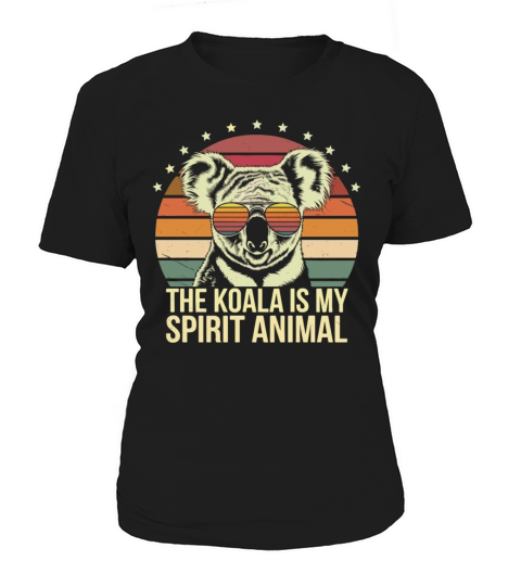 The Koala Is My Spirit Animal Retro Style Women's T-Shirt