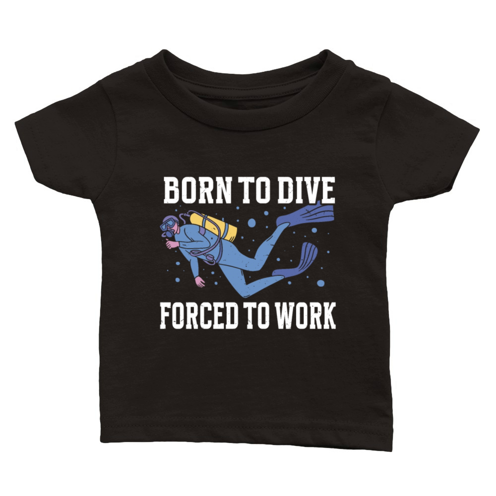 Scuba Diving Diver Classic Baby Crewneck T-shirt
