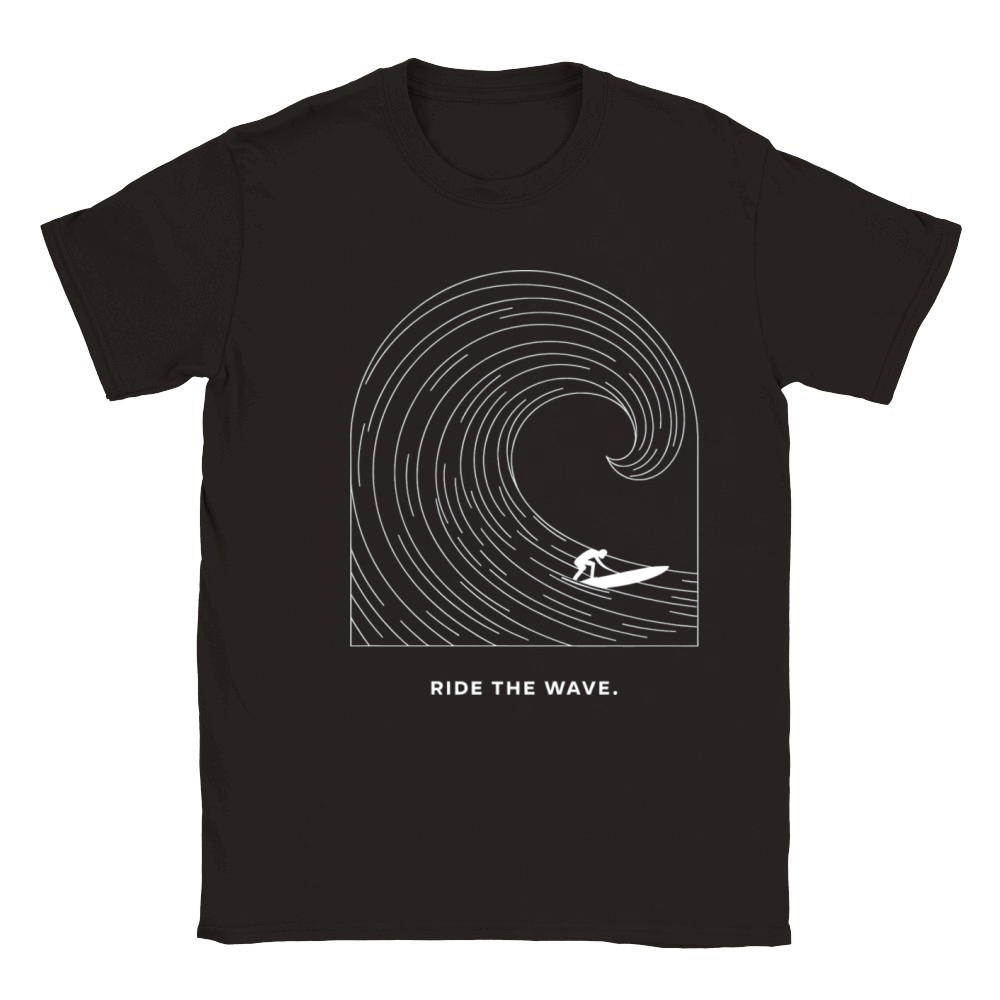 Ride The Wave Classic Kids Crewneck T-shirt