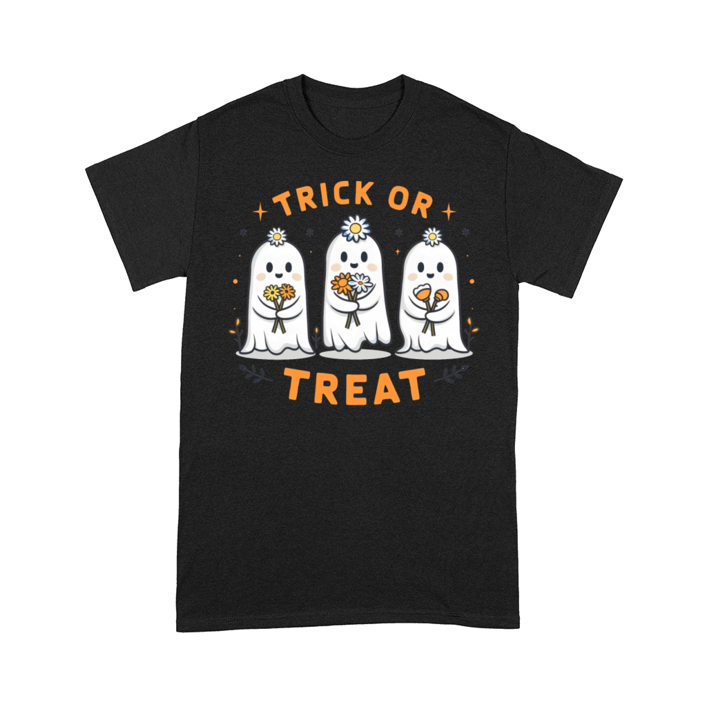3 Ghosts Cute Halloween Trick or Treat Comfort T-shirt