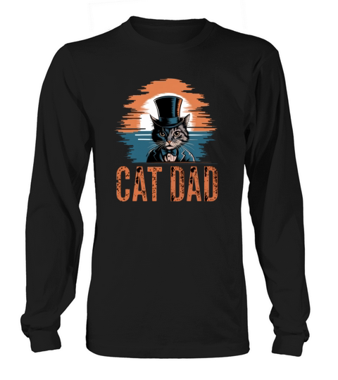 Cat Dad Long sleeved Unisex