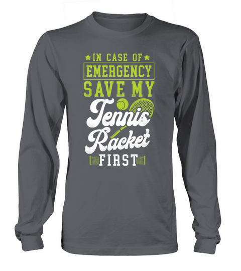 Funny Tennis Player Racket In Case Long sleeved Unisex