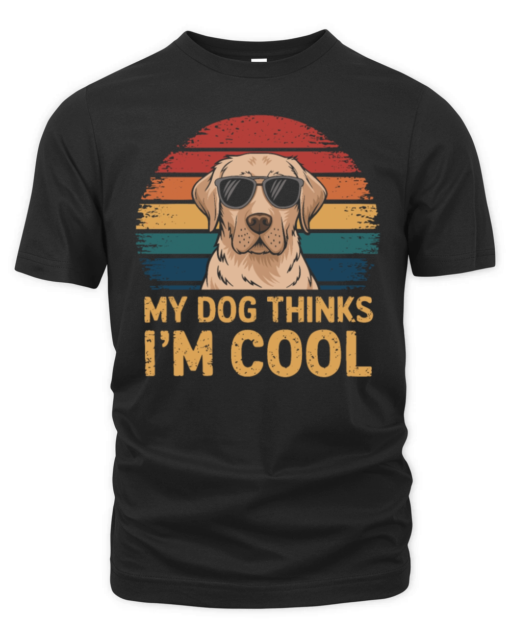 Labrador Retriever My Dog Thinks Im Cool Organic Unisex T-shirt