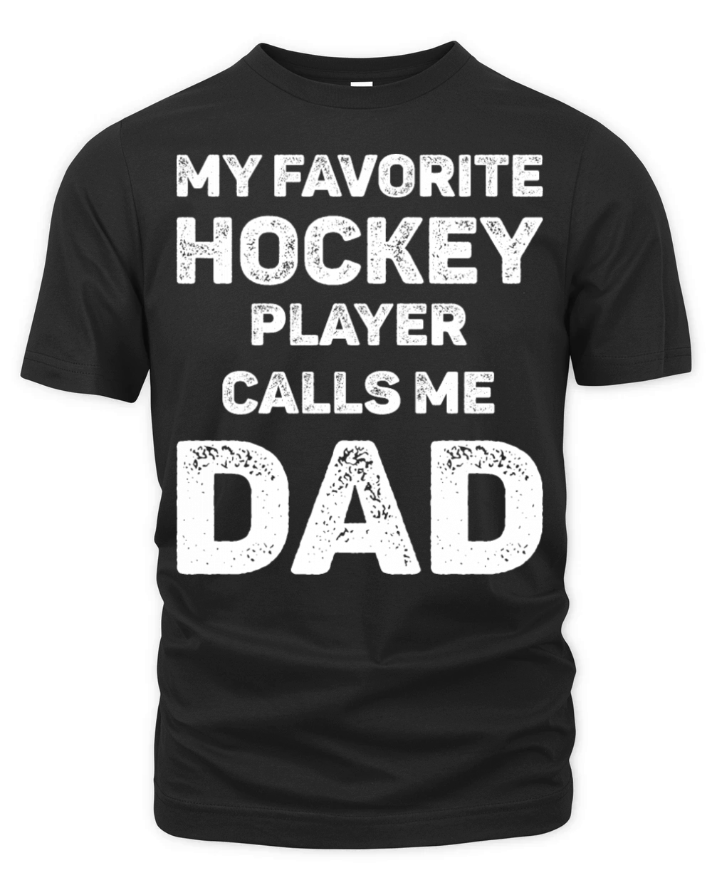 My Favorite Hockey Player Calls Me Dad Organic Unisex T-shirt
