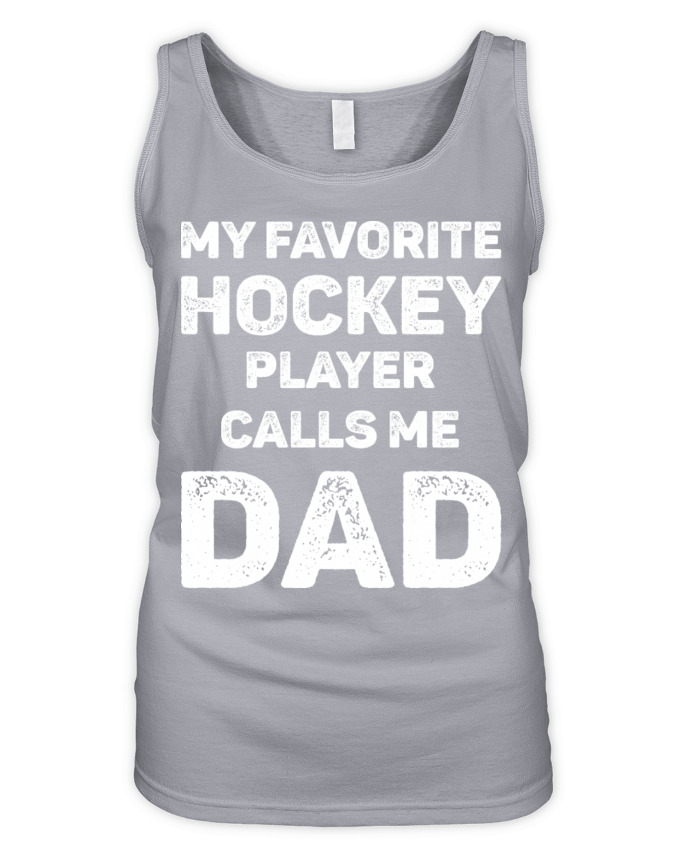 My Favorite Hockey Player Calls Me Dad Organic Women's Tank Top