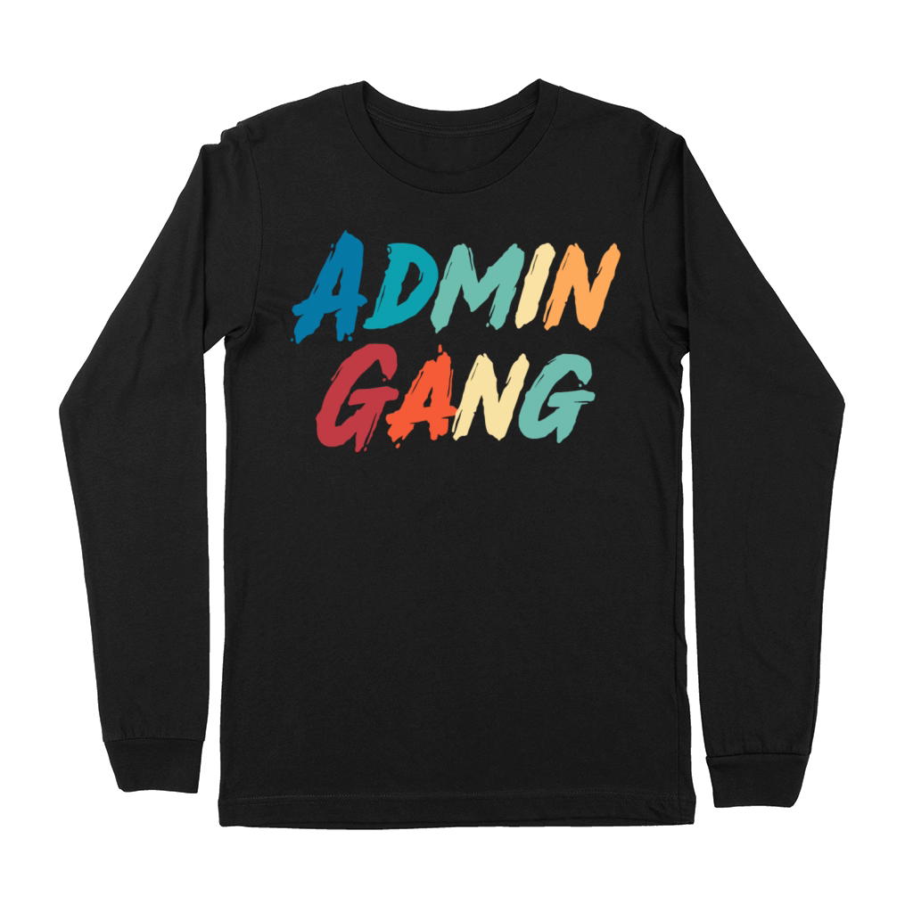 Admin Gang Assistant Secretary Bookkeeper Premium Long Sleeve