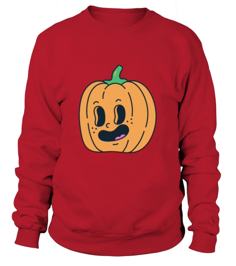 Funny vintage pumpkin face Sweatshirt Unisex