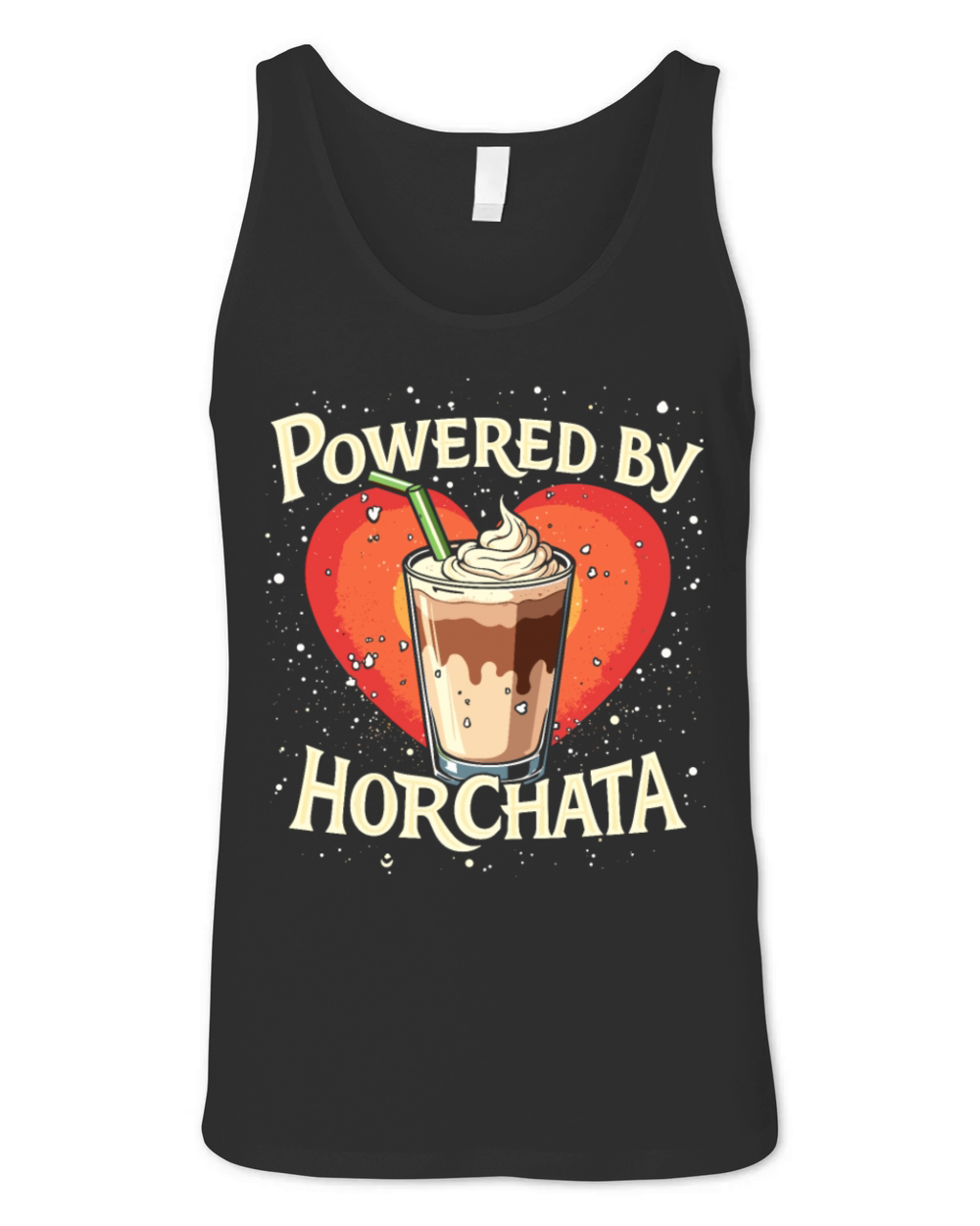 Vintage Retro Style Horchata Mexican Drink Summer Unisex Jersey Tank