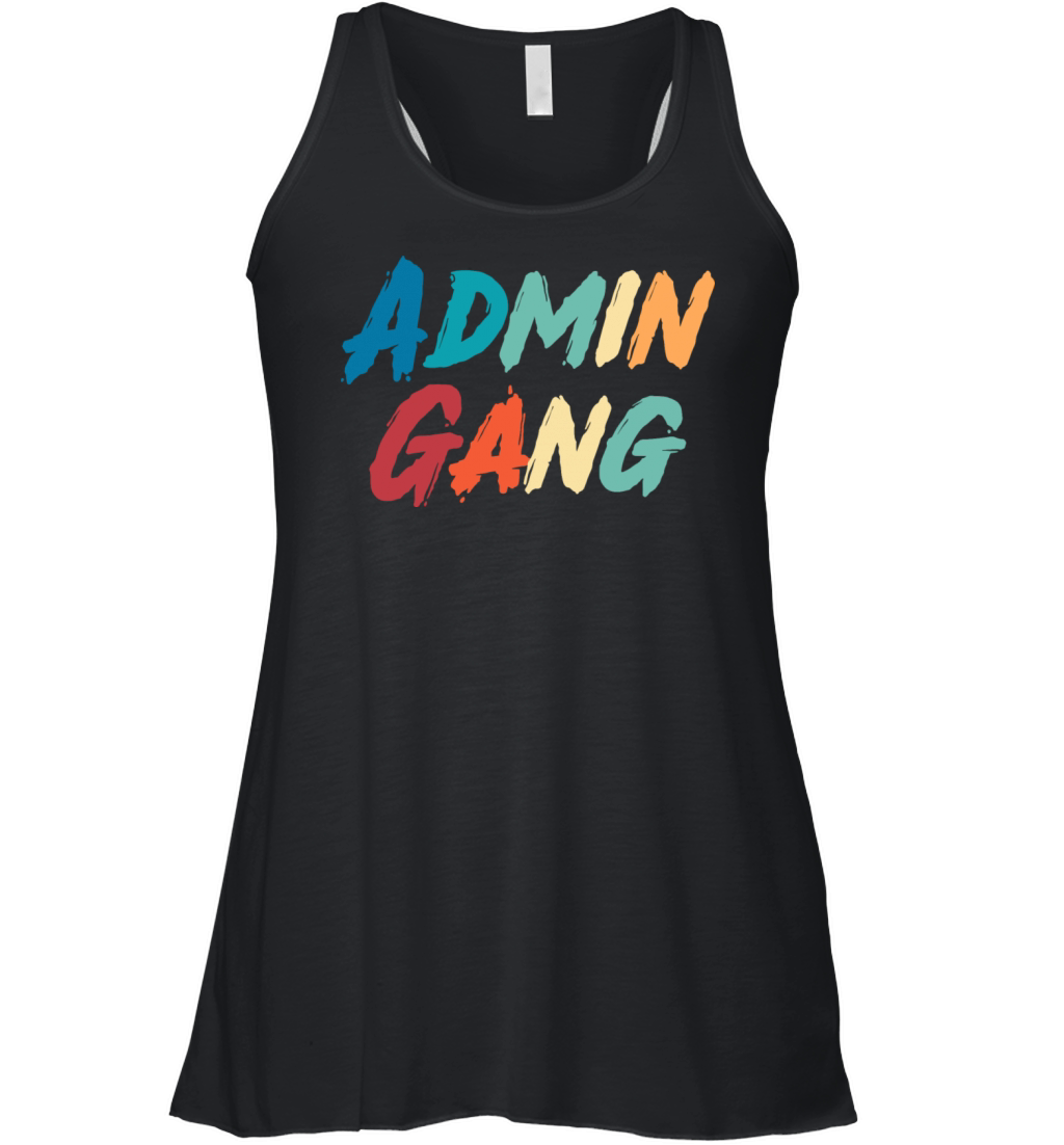 Admin Gang Assistant Secretary Bookkeeper Women's Flowy Tank Top
