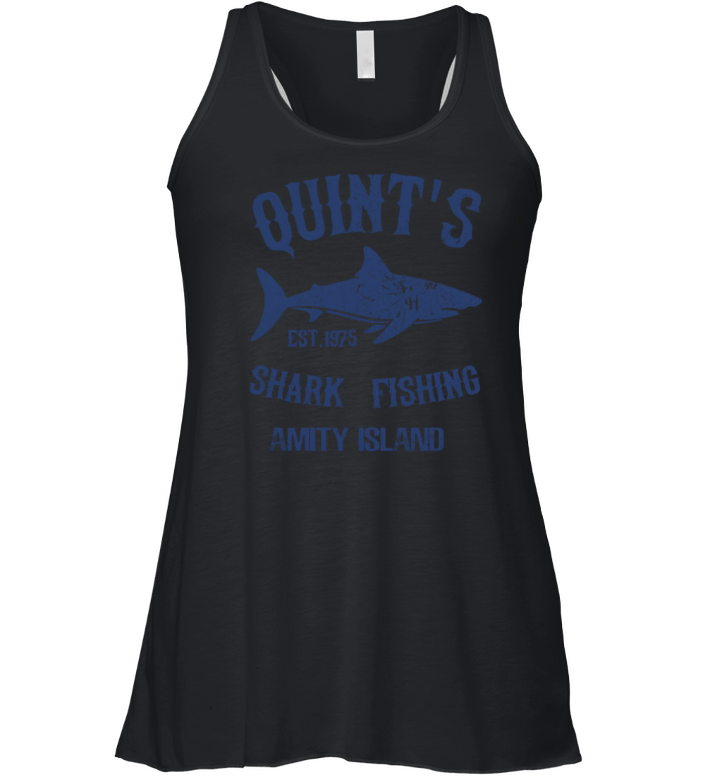 Quints Shark Fishing - Amity Island Women's Flowy Tank Top
