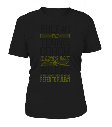Funny Tennis Player Racket Coach Women's T-Shirt