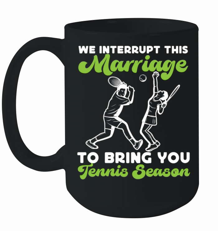 Funny Tennis Player Racket Husband Ceramic Mug