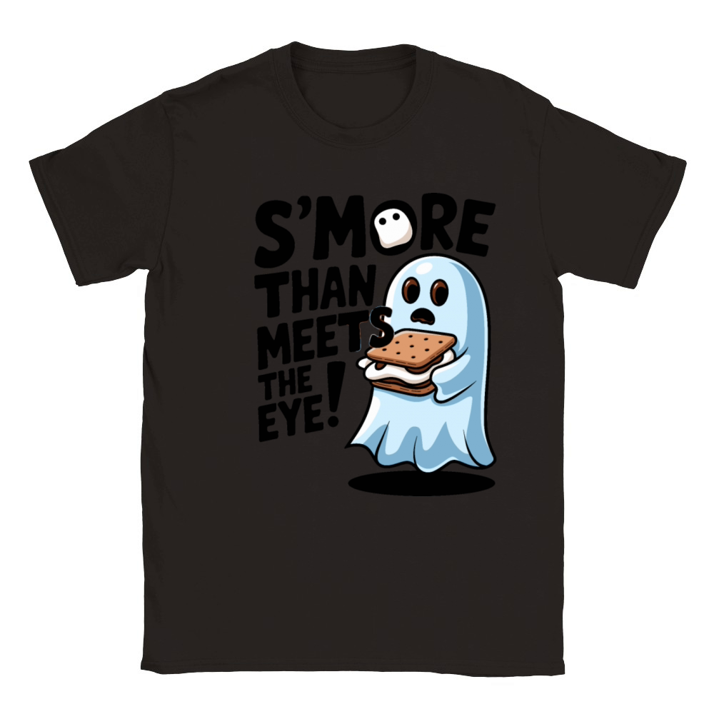 Smore than meets the eye Ghost With Smore Classic Kids Crewneck T-shirt