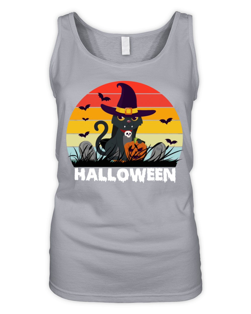 Super cute Kawaii Neko Cat T-Shirt Organic Women's Tank Top