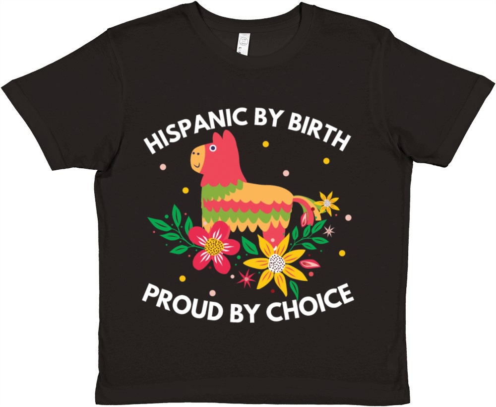 Hispanic by Birth Proud by Choice Heritage Shirt Premium Kids Crewneck T-shirt
