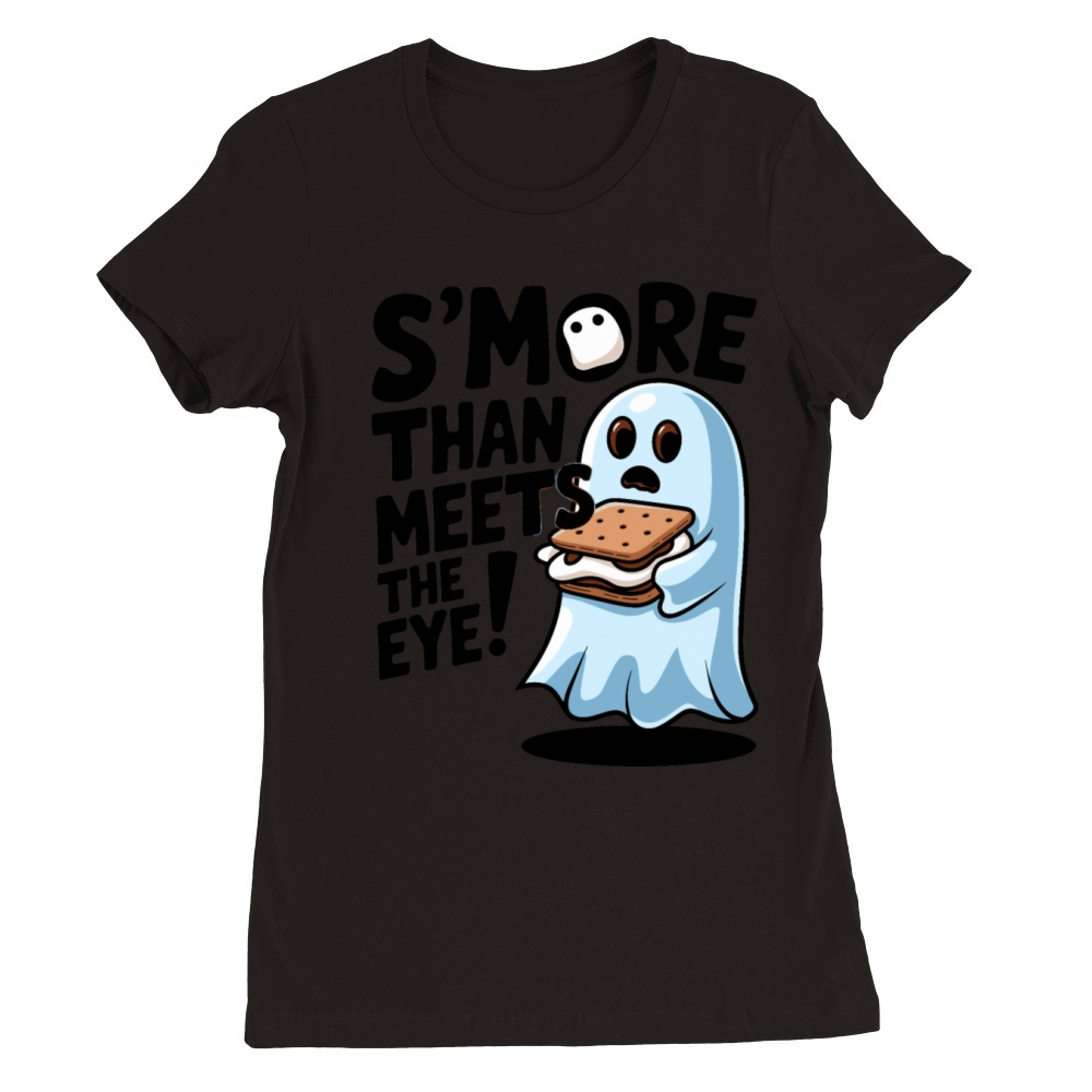Smore than meets the eye Ghost With Smore Premium Womens Crewneck T-shirt