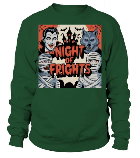 a retro themed halloween t shirt with a vintage c Sweatshirt Unisex
