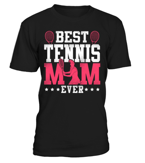 Funny Tennis Player Racket Mom T-Shirt Unisex