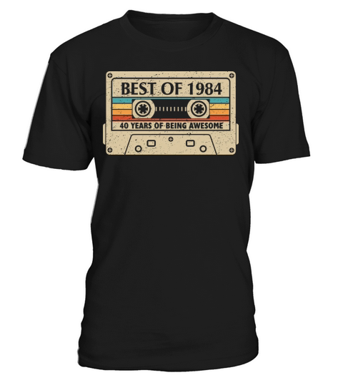 Vintage 1984 Cassette 40th Birthday Gift T-Shirt Unisex