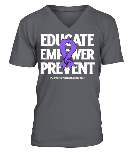 Domestic Violence Awareness V-Neck T-shirt