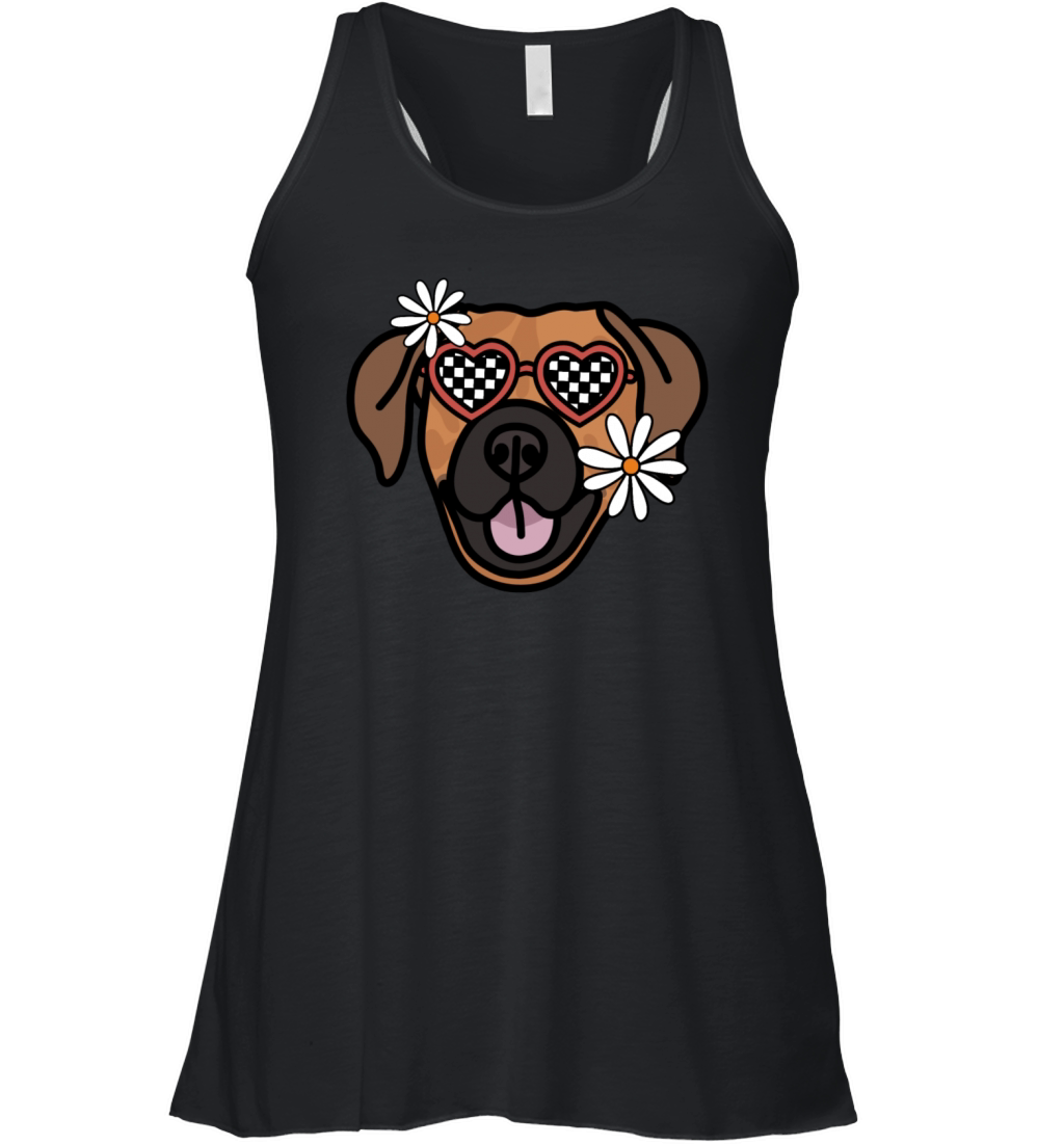 Rhodesian Ridgeback Retro Dog Women's Flowy Tank Top