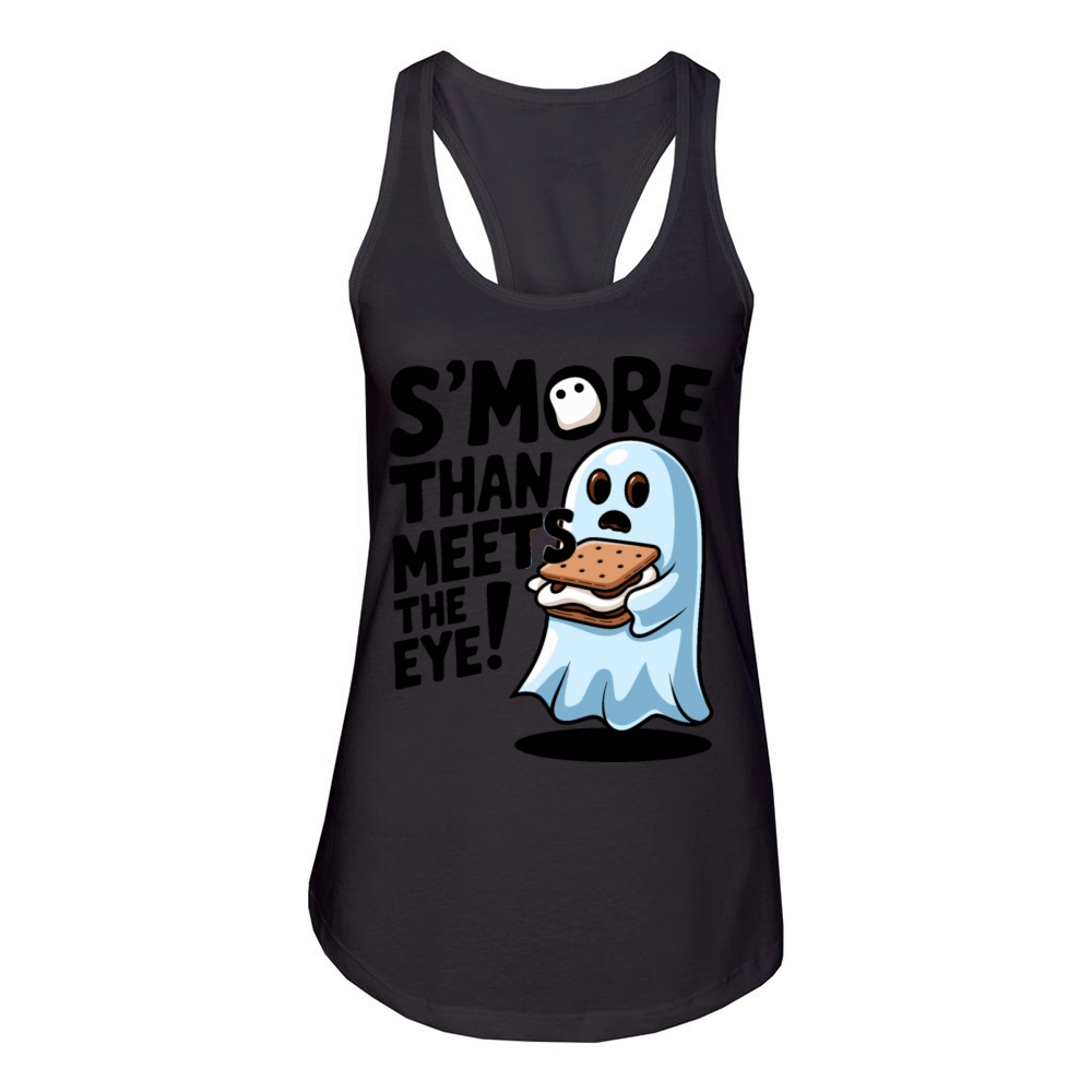 Smore than meets the eye Ghost With Smore Women's Racerback Tank