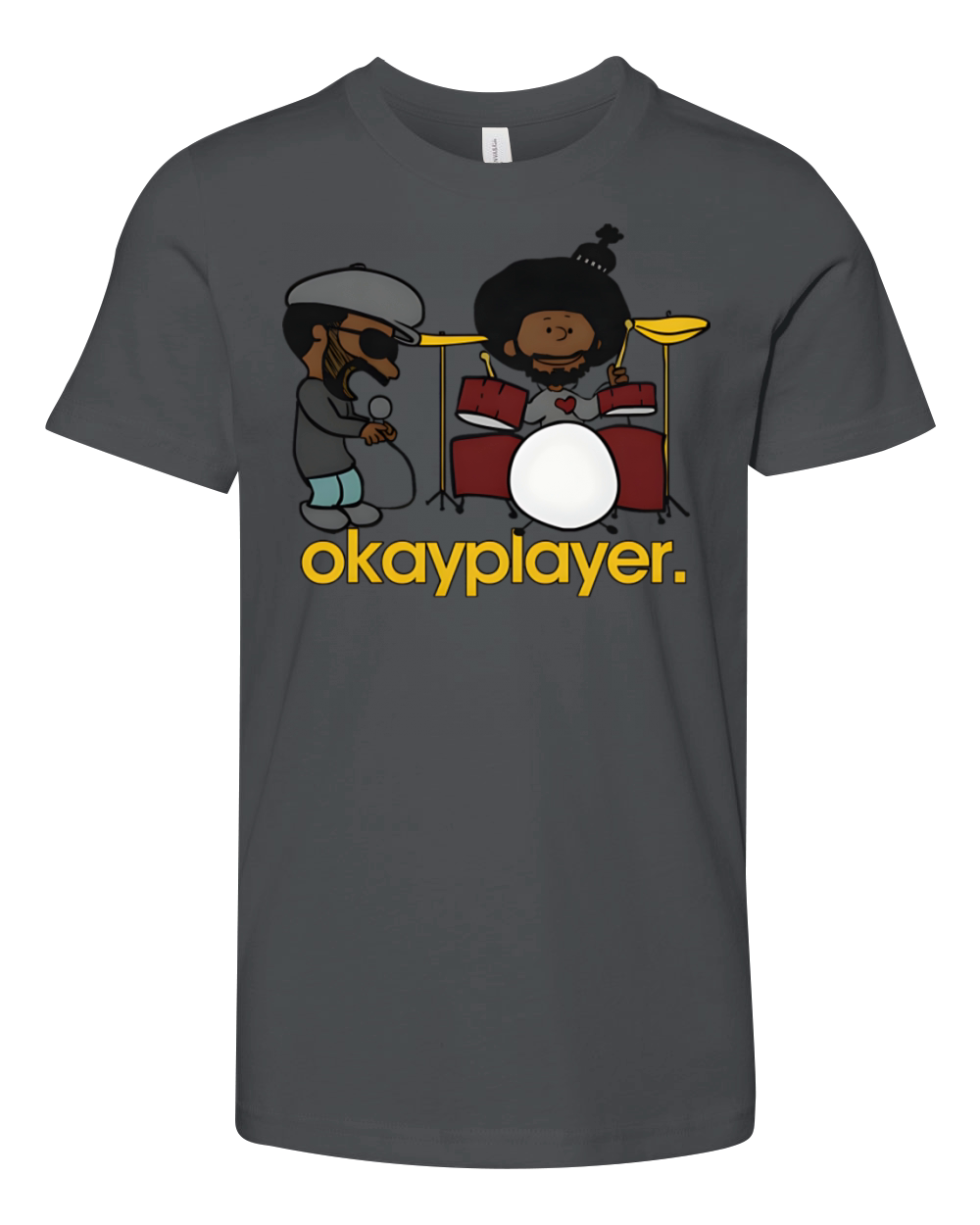 Black Thought Questlove Okayplayer Youth Unisex Jersey Tee