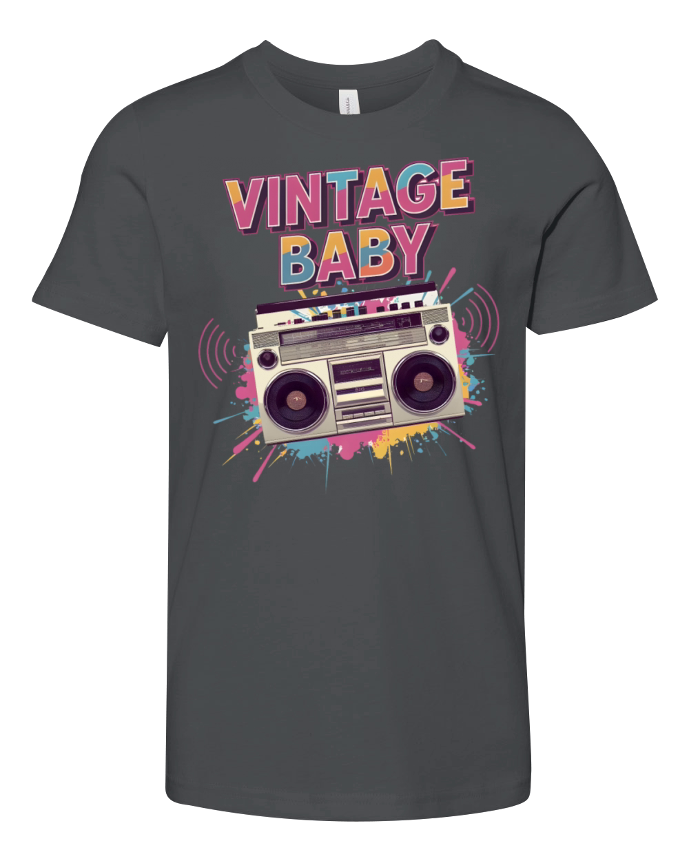 Vintage Baby Radio Youth Unisex Jersey Tee